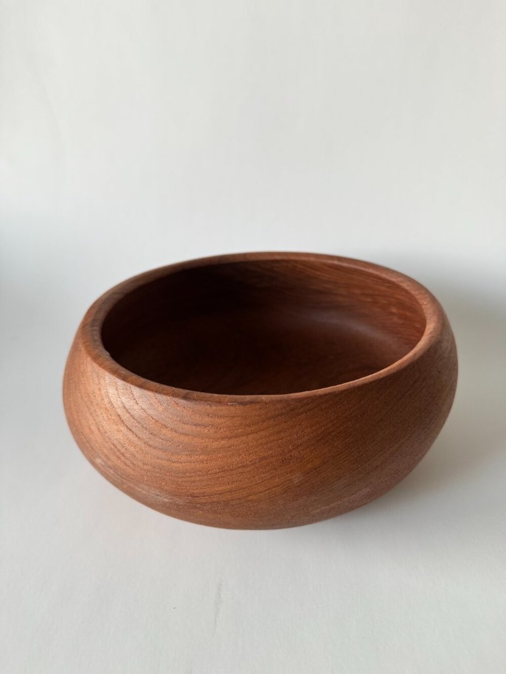 New - Vintage Mid-Century Modern Wood Bowl
